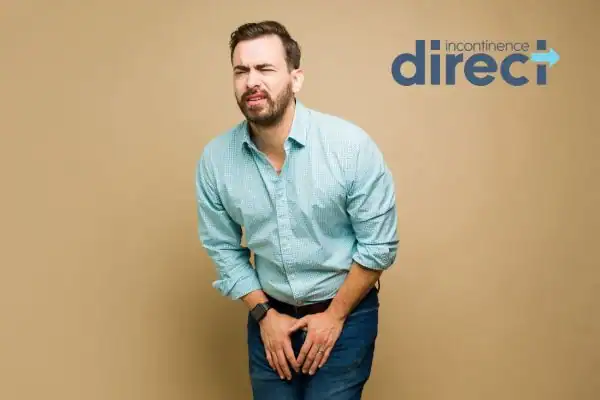 Image of a middle aged man suffering with urge incontinence Lancaster