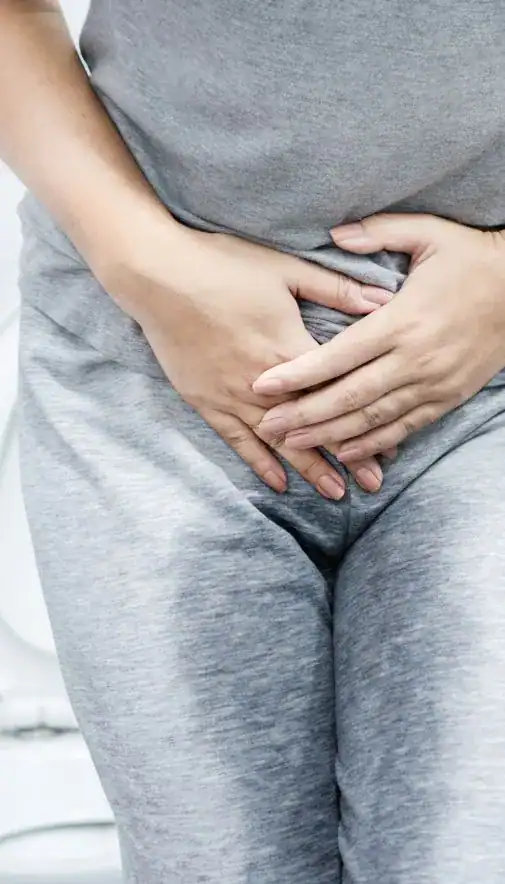 Image of woman had accident and needing stress incontinence treatment Lancaster